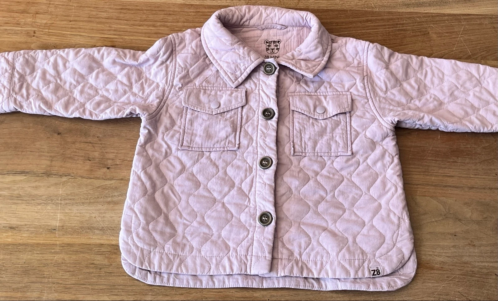 πΈ ππ | Z8 Mini gewatteerd jasje lila | maat 98 | katoen | tussenjas| vest